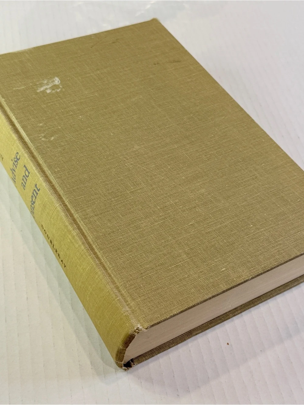 1959 Allen Drury Advise and Consent Hardcover Doubleday Political Classic Novel